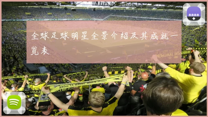 全球足球明星全景介绍及其成就一览表